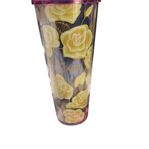 Starbucks Yellow Floral Texas Tumbler‎